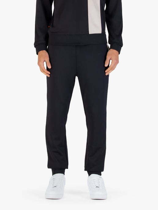 Luke 1977 Mens Francis Joggers in Black Dark Ecru - Image 3