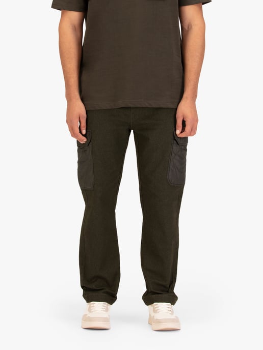 Luke 1977 Mens Continental Joggers in Dark Green - Image 3