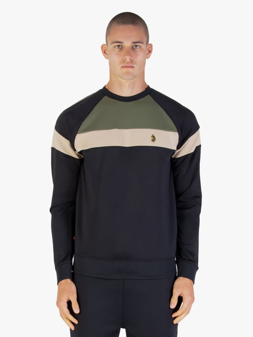 Luke 1977 Mens Adam 3 Sweatshirt in Clover Mix - Image 2