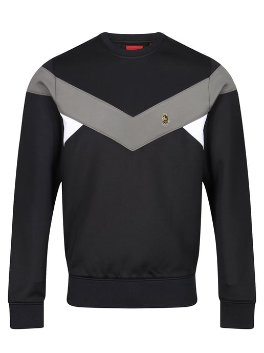 Luke 1977 Mens Hades Sweatshirt in Black - Image 1