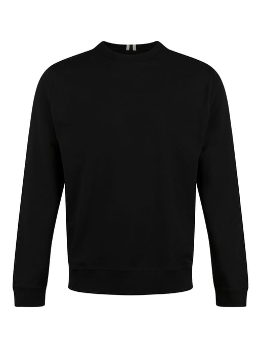 Luke 1977 Mens Conclusion Oversized Sweatshirt in Black - Image 1