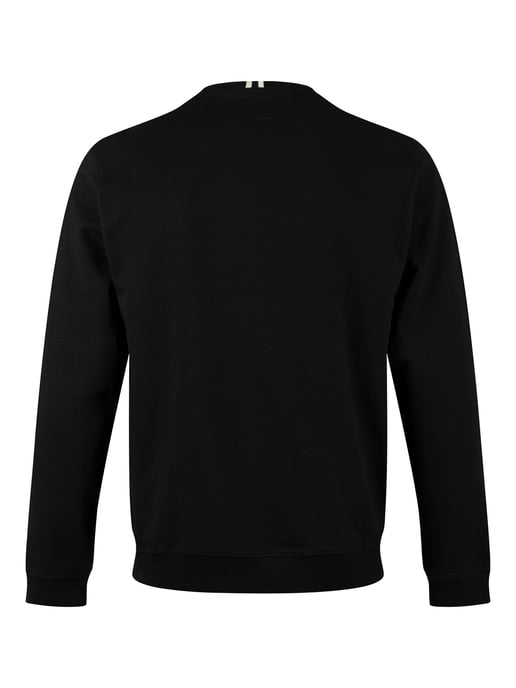 Luke 1977 Mens Conclusion Oversized Sweatshirt in Black - Image 5