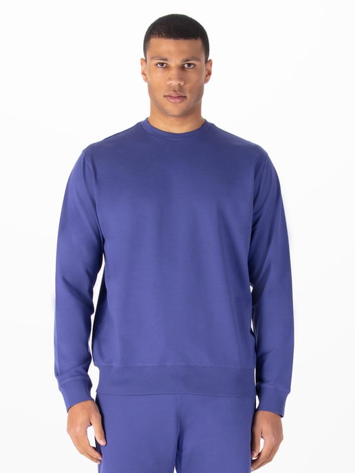 Luke 1977 Mens Conclusion Oversized Sweatshirt in Future Dusk - Image 2