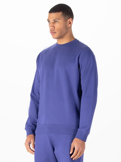 Luke 1977 Mens Conclusion Oversized Sweatshirt in Future Dusk - Image 3