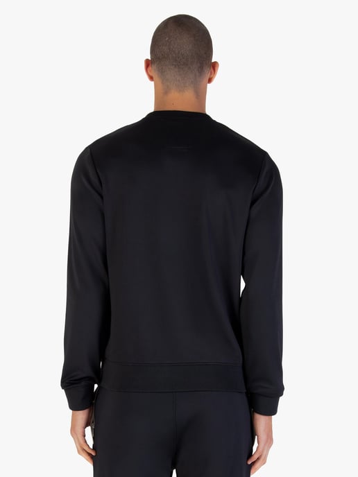 Luke 1977 Mens Latchford Sweatshirt in Black Dark Ecru - Image 4
