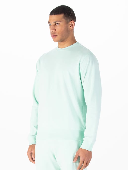 Luke 1977 Mens Conclusion Oversized Sweatshirt in Mint - Image 3