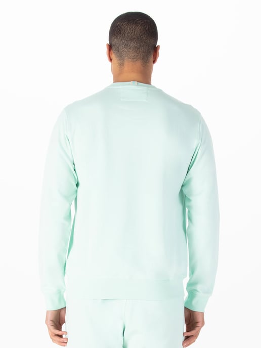 Luke 1977 Mens Conclusion Oversized Sweatshirt in Mint - Image 4