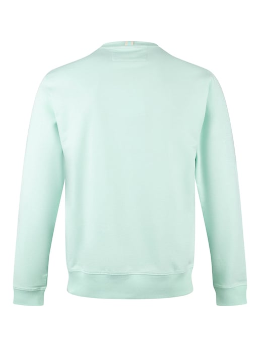 Luke 1977 Mens Conclusion Oversized Sweatshirt in Mint - Image 5