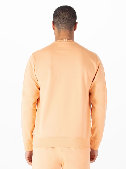 Luke 1977 Mens Conclusion Oversized Sweatshirt in Peach - Image 4