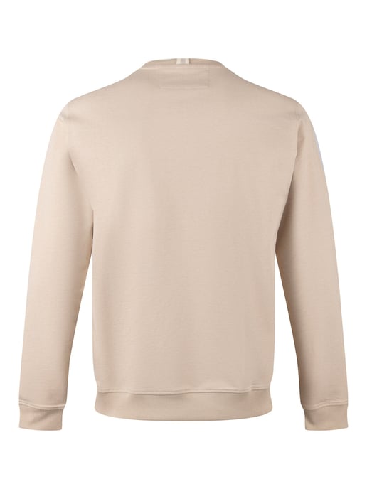 Luke 1977 Mens Conclusion Oversized Sweatshirt in Stone - Image 4