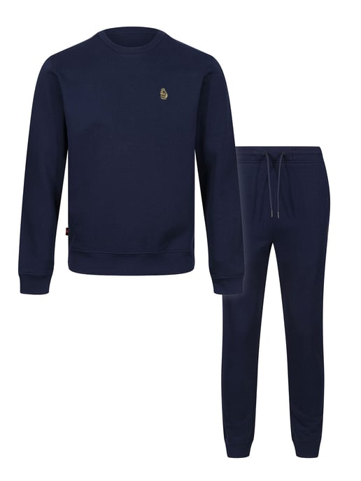 Luke 1977 Mens The Run Tracksuit in Navy B - Image 1