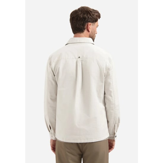 No Excess Overshirt buttons stretch chalk - Image 3