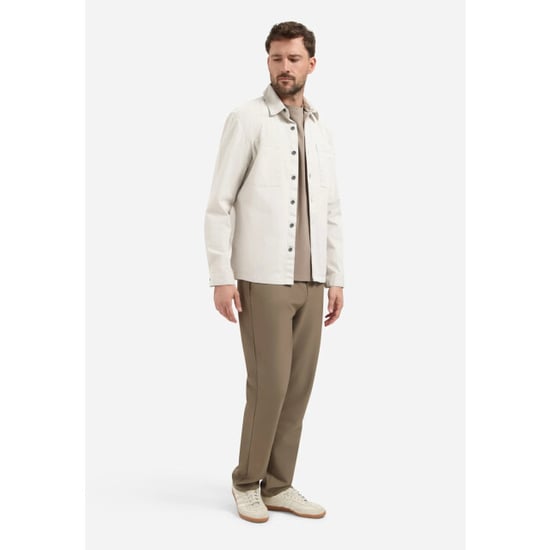 No Excess Overshirt buttons stretch chalk - Image 6