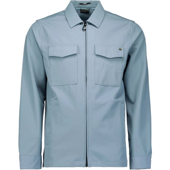No Excess Overshirt full zipper stretch sedoc carbon blue - Image 5