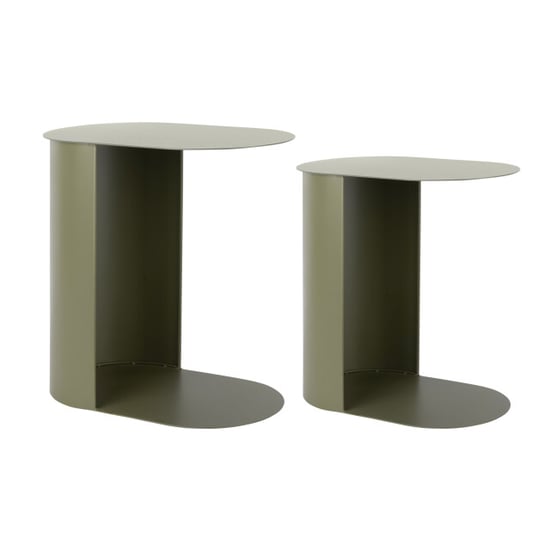 Leitmotiv bijzettafel set riqueza oval - 30x45x48 cm - Image 1