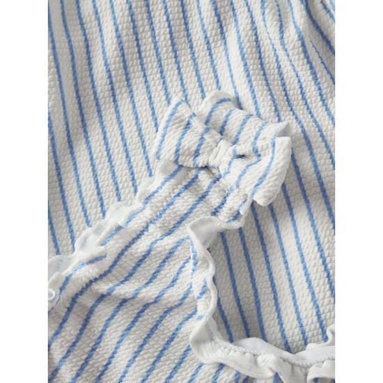 Name It Meisjes badpak geribd nmfzikka strik blauw gestreept - Image 2