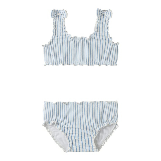 Name It Meisjes bikini set geribd nmfzikka strik blauw gestreept - Image 1