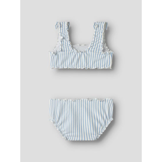 Name It Meisjes bikini set geribd nmfzikka strik blauw gestreept - Image 3