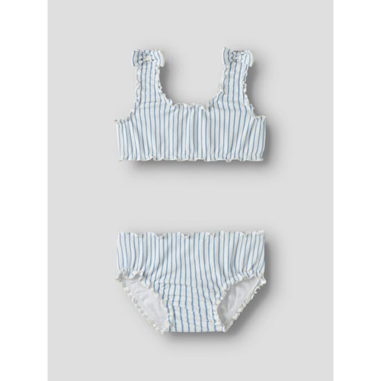 Name It Meisjes bikini set geribd nmfzikka strik blauw gestreept - Image 4