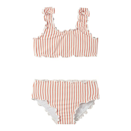 Name It Meisjes bikini set geribd nmfzikka strik rood gestreept - Image 1