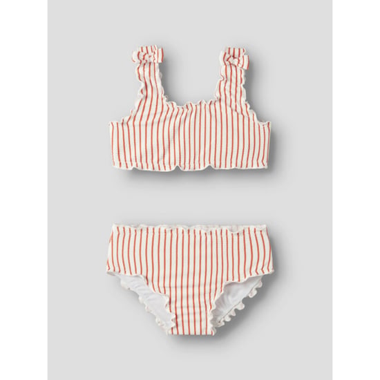 Name It Meisjes bikini set geribd nmfzikka strik rood gestreept - Image 2