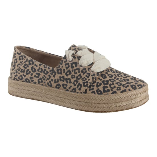 TOMS Carolina Snörning Bomull Kvinnors Havre Espadrillos - Image 1