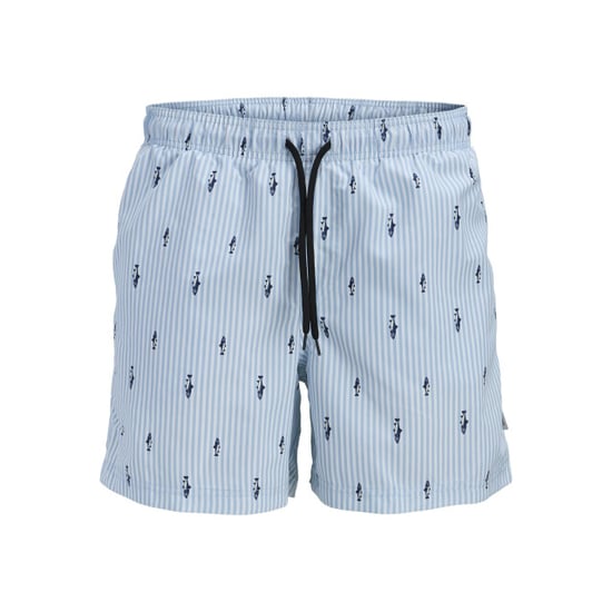 Jack & Jones Jj rebel heren zwemshort jrebhawaii gestreept/vis print - Image 1