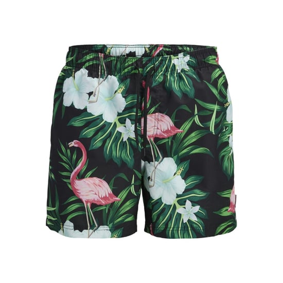 Jack & Jones Jj rebel heren zwemshort jrebhawaii gebloemde flamingo print - Image 1