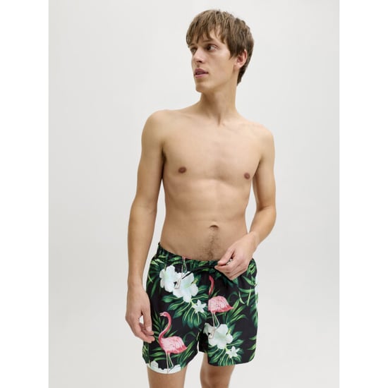 Jack & Jones Jj rebel heren zwemshort jrebhawaii gebloemde flamingo print - Image 3