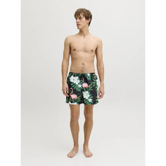 Jack & Jones Jj rebel heren zwemshort jrebhawaii gebloemde flamingo print - Image 4