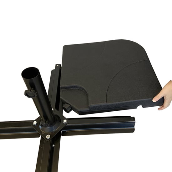4gardenz ® combinatieset verzwaringsset met parasolvoet kruis vulbaar tot 80 kg - Image 4