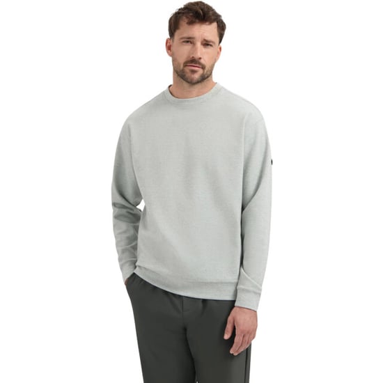 No Excess Sweater crewneck twill relief seablue - Image 2