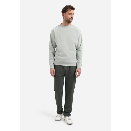 No Excess Sweater crewneck twill relief seablue - Image 5