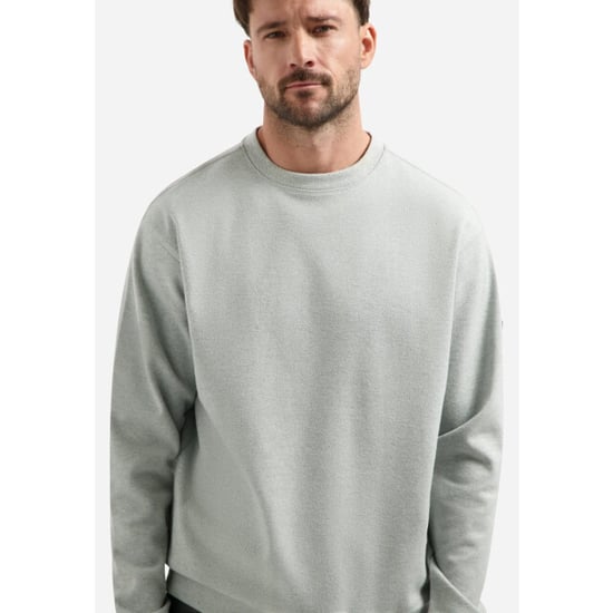 No Excess Sweater crewneck twill relief seablue - Image 6