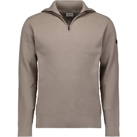 No Excess Pullover half zip wing collar tuck clay - Image 5