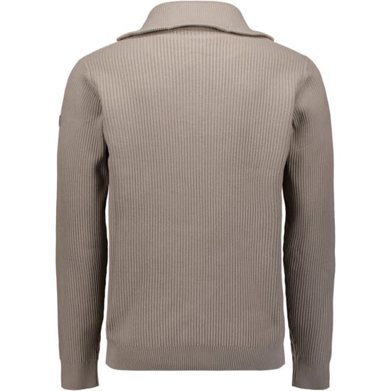 No Excess Pullover half zip wing collar tuck clay - Image 6