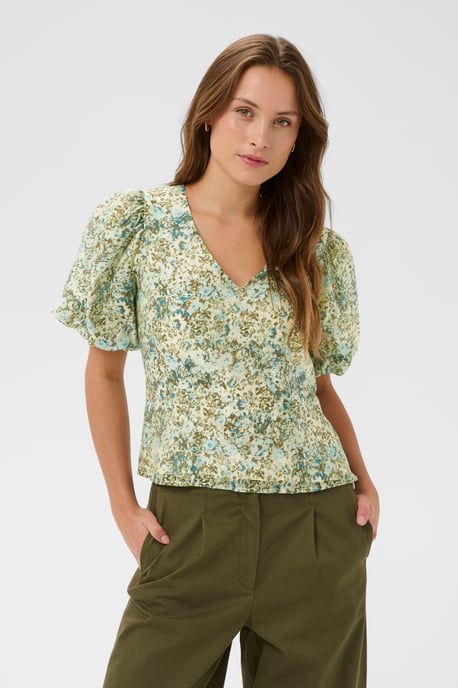 Blouse met korte mouwen RainieSZ Blouse met korte mouwen Fitted - Image 2