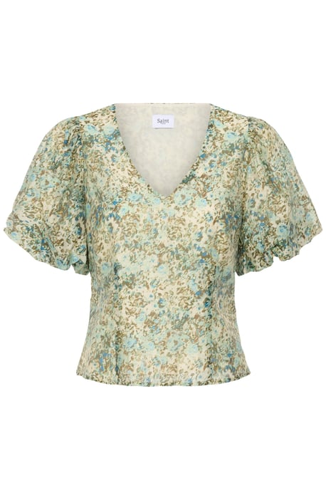 Blouse met korte mouwen RainieSZ Blouse met korte mouwen Fitted - Image 4