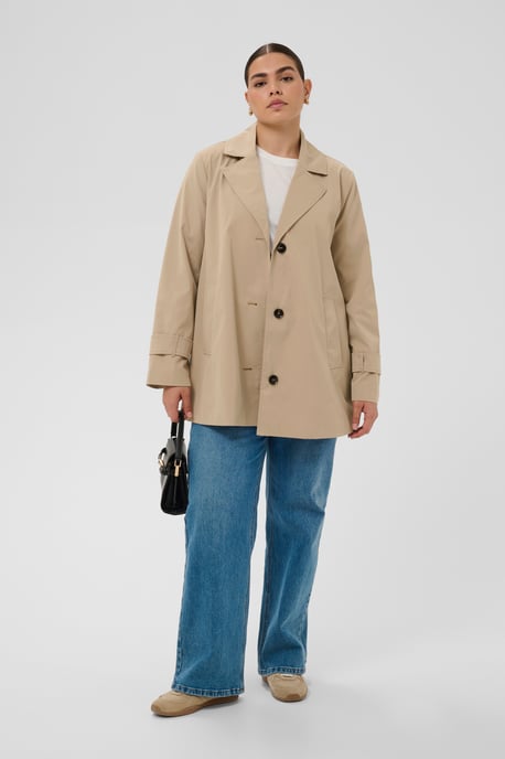 KCjacky Short Trench Coat Outerwear Loose fit - Image 1