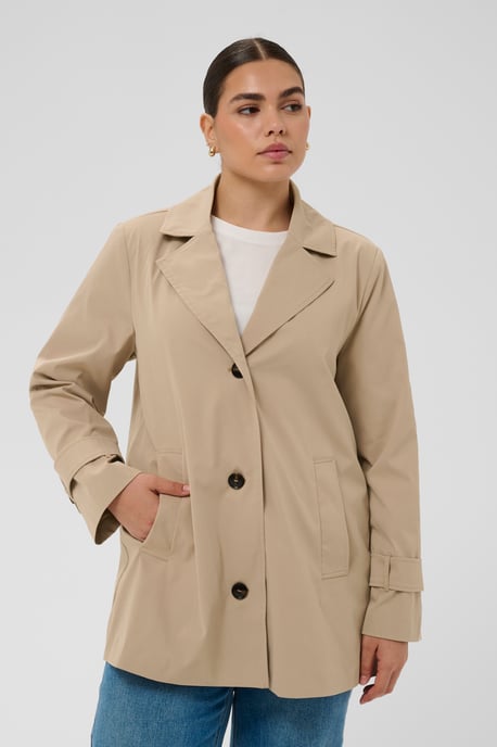 KCjacky Short Trench Coat Outerwear Loose fit - Image 4