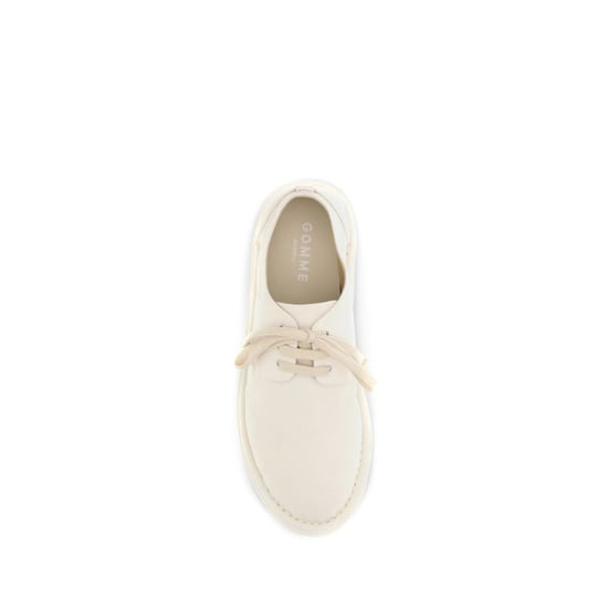 Marsell White Cotton Oxfords And Derbies - Image 4
