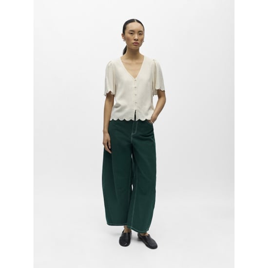 Object objsanne 2/4 lo v-neck top noos 23048114 sandshell - Image 5