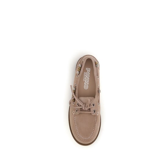 PINKO Beige Kalfskleren Bos Taurus Instapschoenen - Image 4