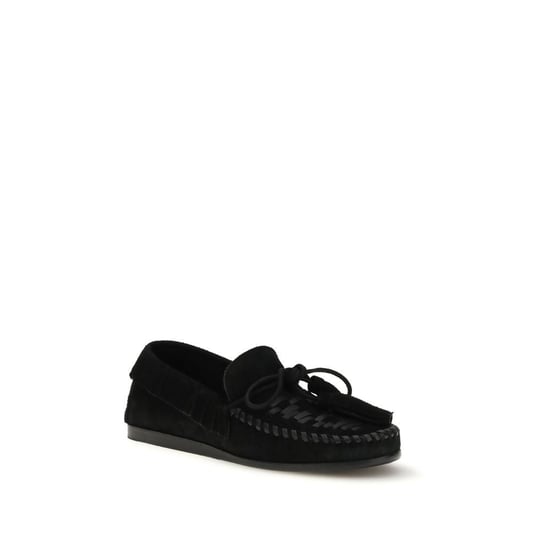 Isabel Marant Svart Kalvläder Bos Taurus Slip-On Loafers - Image 2