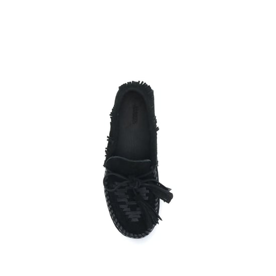 Isabel Marant Svart Kalvläder Bos Taurus Slip-On Loafers - Image 3