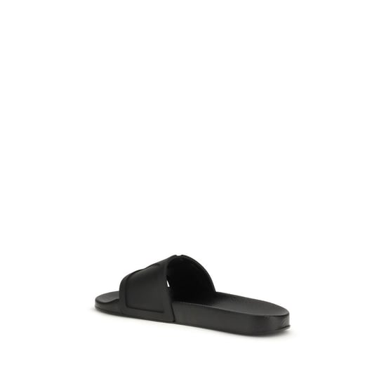 Valentino Garavani Zwarte Rubber Sandalen - Image 3