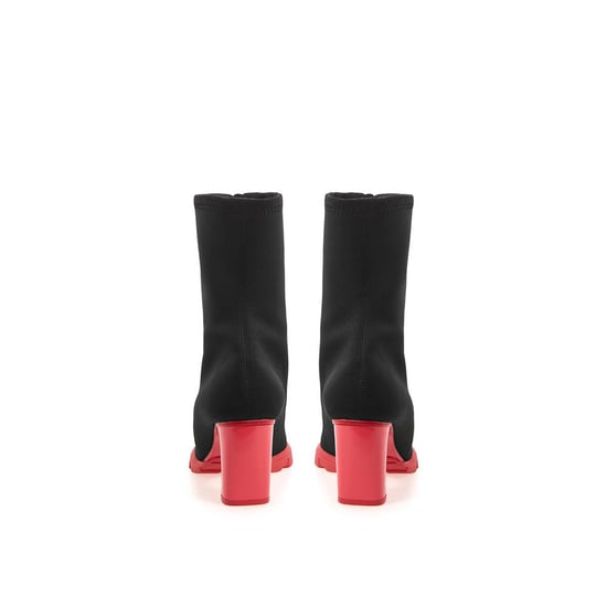 Alexander McQueen Zwarte Neopreen Enkelboots - Image 4