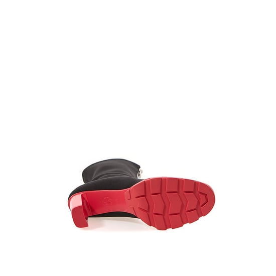 Alexander McQueen Zwarte Neopreen Enkelboots - Image 5