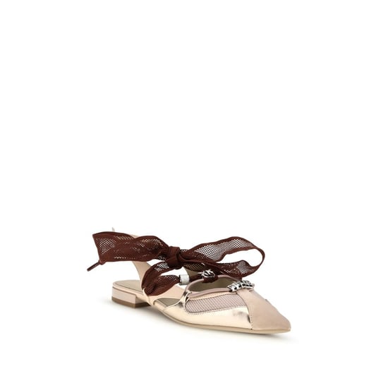 PINKO Multicolor Kalfsleer Bos Taurus Ballerina's - Image 2