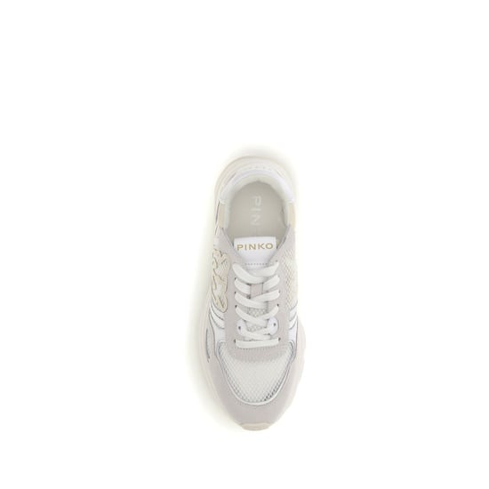 PINKO Witte Kalfskleren Bos Taurus Sport Sneakers - Image 4